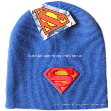 OEM Produce Customized Cartoon Men′s Daily Warm Knit Embroidered Wool Beanie Cap